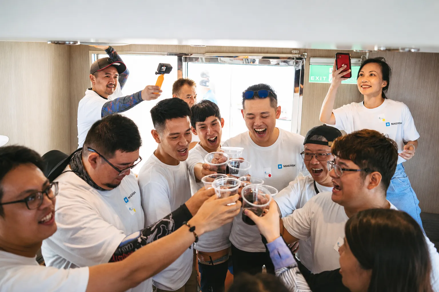 海上派對合照