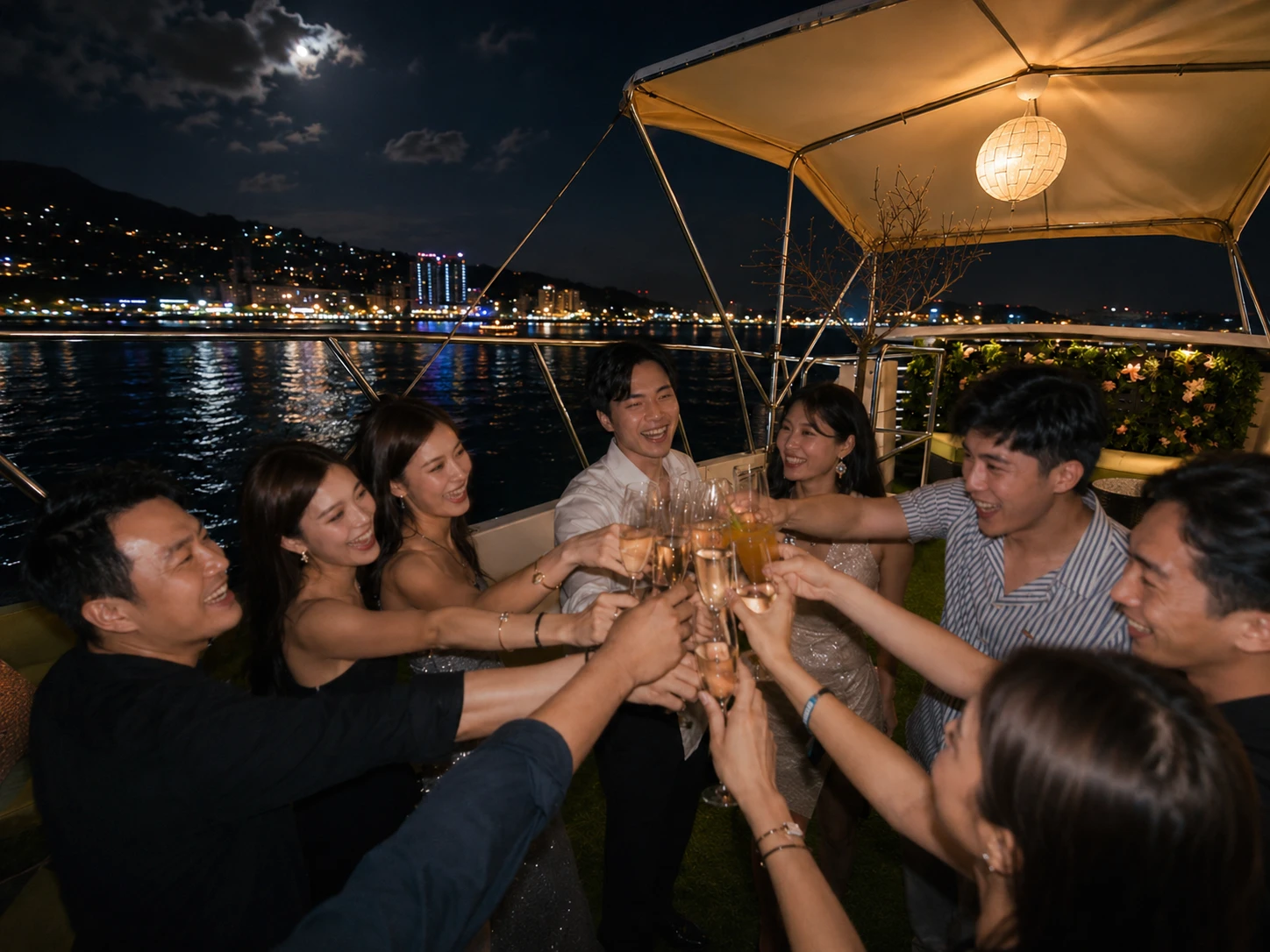 求婚後餐食與調酒
